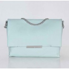 Чанта през рамо Celine Blade Flap Original Leather 3078A в светло синьо