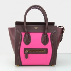 Чанта за багаж Celine Medium Luggage Tote Rose Wine