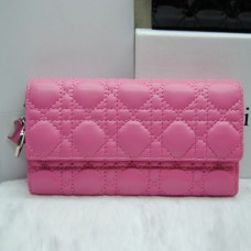 Портфейл Dior CD086 розов от овча кожа Портфейл Dior CD086 розов от овча кожа