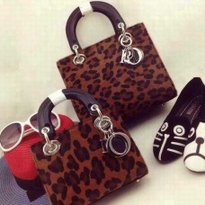 AAA Dior Lady кафява чанта по подразбиране