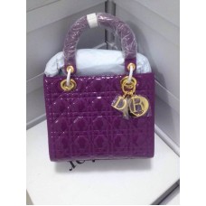 Реплика на Dior Lady Default Snakeskin Purple Damska чанта