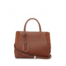 Чанта Fendi 2Jours Petite Tote, орех/коняк Чанта Fendi 2Jours Petite Tote, орех/коняк