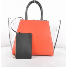 Черна прозрачна PVC чанта Fendi 2Jours