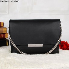 Чанта през рамо Celine Blade Flap от телешка кожа, черна 5367