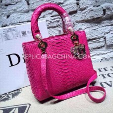 Реплика Dior Lady чанта по подразбиране от змийска кожа