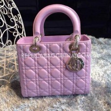 Имитация на Dior Lady розова чанта по подразбиране Имитация на Dior Lady розова чанта по подразбиране