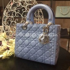 Реплика на Dior Lady Default чанта от агнешка кожа
