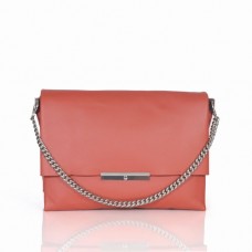 Чанта за през рамо Celine Blade Flap Original Leather с цвят диня 3078A