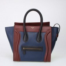 Голяма чанта за багаж Celine в тъмносиньо кафяво и черно