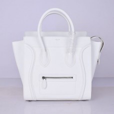 Голяма бяла чанта Celine 30 см