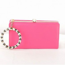 Bvlgari Serpenti Оригинална кожена рамка в рамка Fuschia 82121
