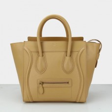 Чанти Celine Large Luggage Tote от кайсиева кожа