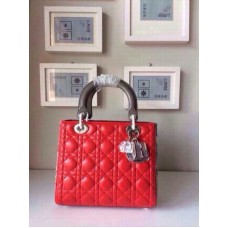 Реплика Dior Lady Default Totes чанта от агнешка кожа Реплика-18