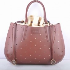 Чанта Fendi B Fab Coffee от естествена кожа с голяма дръжка отгоре Чанта Fendi B Fab Coffee от естествена кожа с голяма дръжка отгоре