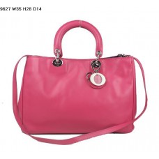 Чанта Dior Diorissimo от прасковена кожа Nappa (сребрист обков) 9627