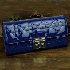 Портфейл Dior Flap 9002 син