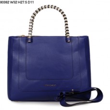 Bvlgari Нова Чанта от Телешка Кожа Serpenti в Лилаво 80382