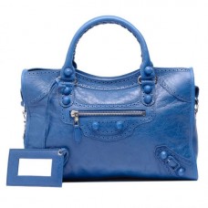 Гигантски броги Balenciaga City Bleu Cobalt