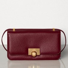 Класическа чанта Bottega Veneta BV от бордо кожа