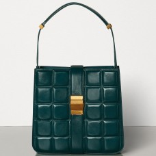 Чанта Bottega Veneta Marie с подплънки в зелено хартиено теле