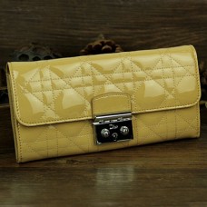 Портфейл Dior Flap 9002 жълт