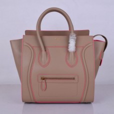 Чанта за багаж Celine Large с цвят кайсия и роза 30 см