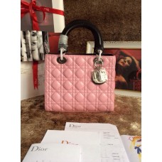 Реплика на Dior Lady Totes кожена розова чанта
