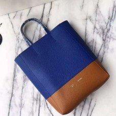 Малка чанта Celine Bi Cabas от синьо/кафява кожа Малка чанта Celine Bi Cabas от синьо/кафява кожа