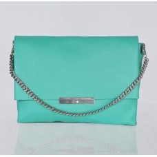 Чанта през рамо Celine Blade Flap Original от кожа, зелена 3078A