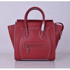 Голяма чанта за багаж Celine, червено-синя, 30 см Голяма чанта за багаж Celine, червено-синя, 30 см