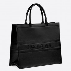 Чанта за книги Dior от черна гладка телешка кожа Чанта за книги Dior от черна гладка телешка кожа