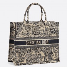 Чанта Dior Book Tote Toile De Jouy