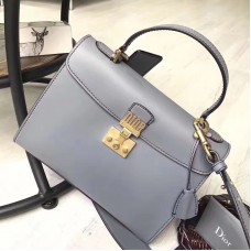 Чанта Dior DiorAddict от светлосиня телешка кожа