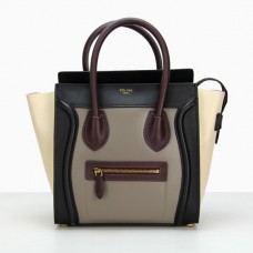 Celine чанта за багаж Medium Grey Black White Wine
