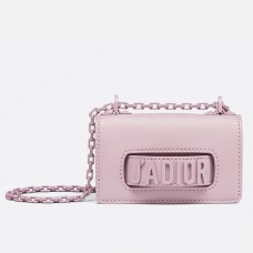 Чанта Dior Mini J'Adior от ултра матова телешка кожа в розово