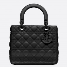 Чанта Dior Medium Lady Dior Ultra-Matte So Black Чанта Dior Medium Lady Dior Ultra-Matte So Black