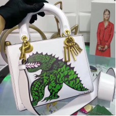 Дамска чанта Dior Medium Dior с принт на гущер Niki De Saint Phalle Дамска чанта Dior Medium Dior с принт на гущер Niki De Saint Phalle