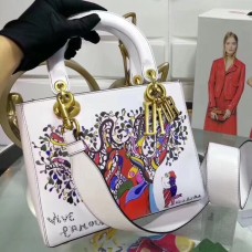 Дамска чанта Dior Medium Dior с принт на дърво от Ники де Сен Фал Дамска чанта Dior Medium Dior с принт на дърво от Ники де Сен Фал