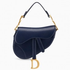 Мини чанта Dior от синя телешка кожа