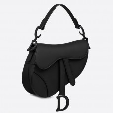 Мини чанта Dior от черна ултра матова кожа