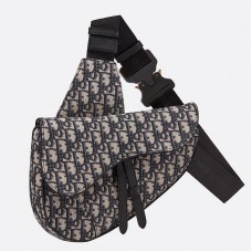 Мъжка чанта Dior Saddle Belt от наклонен плат