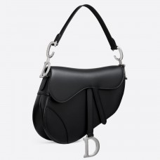 Чанта Dior Saddle от черна мека телешка кожа