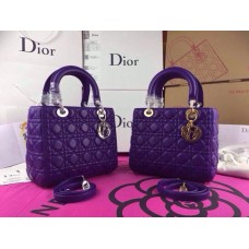 AAA Dior Lady по подразбиране лилава чанта