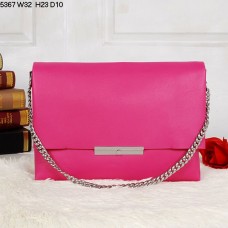 Чанта през рамо Celine Blade Flap от телешка кожа, праскова 5367