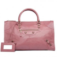 Balenciaga Giant 12 Gold Work Rose Bruyere