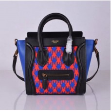Малка чанта за багаж Celine, черна, с хаундстук