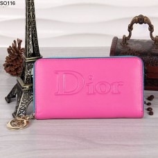 Портфейл с цип Christian Dior Peach 116